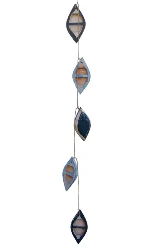 Artikelbild des Artikels “Deko-Hänger Ruderboote, 5er-Set, blau-hellblau “