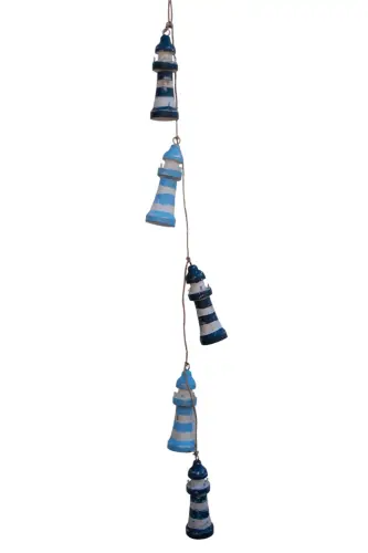 Product image of the product “Deco Hanger Lighthouse 5pcs., blue ”