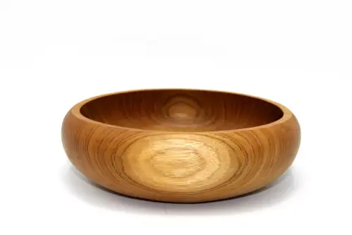 Artikelbild des Artikels “Holzschale, aus Teakholz, 24 cm Durchm. “