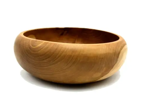 Artikelbild des Artikels “Holzschale, aus Teakholz, 15 cm Durchmesser “