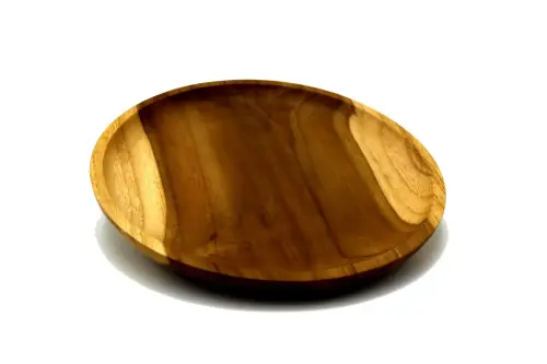 Artikelbild des Artikels “Holzteller, aus Teakholz, 20 cm Durchmesser “