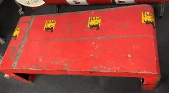 Artikelbild des Artikels “Niedriger Tisch, 50 cm, Metall, rot “