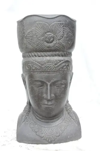 Product image of the product “Ken Dede's head as plant pot, 100 cm H ”
