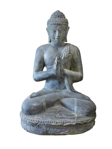 Artikelbild des Artikels “Buddha-Figur, sitzend, indisch, 45 cm 45 cm, Vollguss“