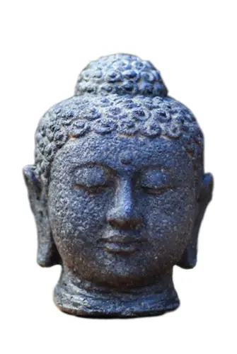 Artikelbild des Artikels “Buddha-Kopf, 15 cm, schwarz “