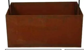 Artikelbild des Artikels “3 mm Topf mit Paravent Halterung 100 x 40 x 40 cm “