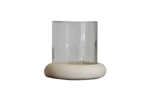 Artikelbild des Artikels “SALE – Windlicht „Sagres“, weiß, 10 cm “