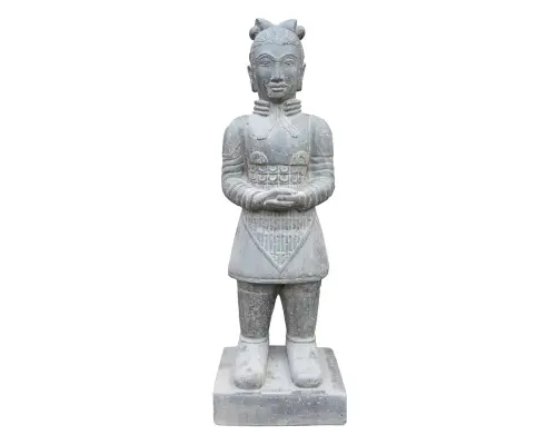 Artikelbild des Artikels “Stehender Krieger, ca. 120 cm, Steinguss “