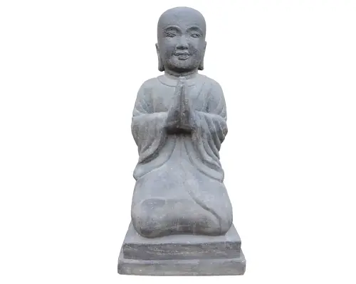 Artikelbild des Artikels “Sitzender Mönch auf Sockel, Begrüßung, 65 cm “