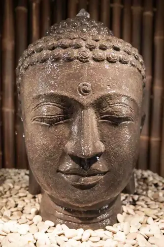 Product image of the product “Buddha head as a water feature, 50 cm H ”