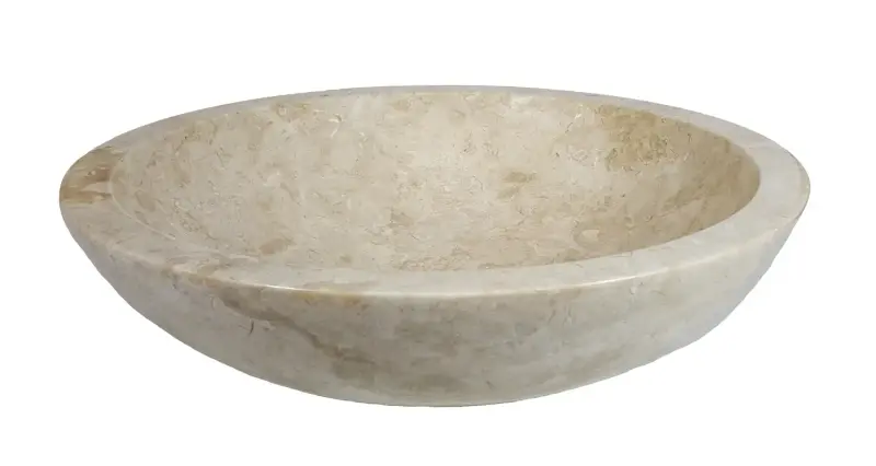 Artikelbild 1 des Artikels “Schale aus Marmor, Ø 45 cm, außen glatt “