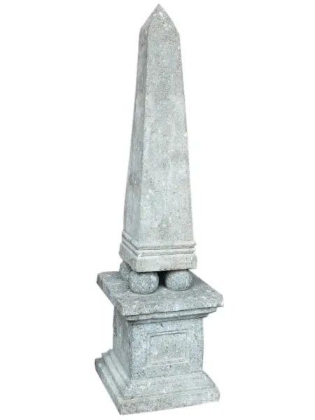Klassischer Obelisque auf Sockel (2-teilig), 150 cm 