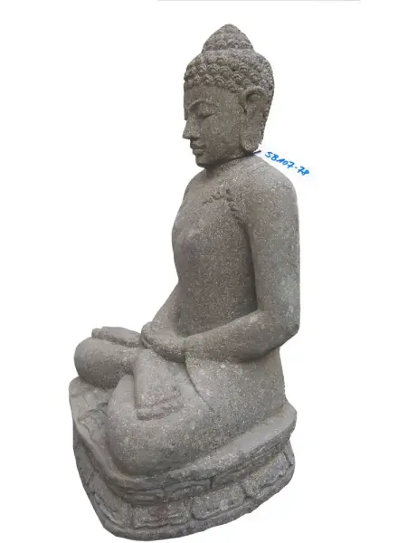 Artikelbild 1 des Artikels “Buddha-Figur, sitzend, indisch, 45 cm “
