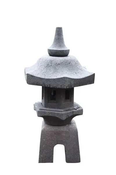 Product image 1 of the product “Japanese stone lantern model Yukimi Gata, 85 cm H ”