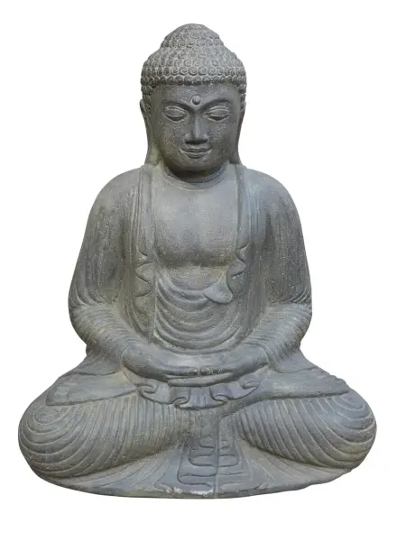 Artikelbild 1 des Artikels “Buddha-Figur, sitzend, japanisch, 52 cm, Antikfinish “
