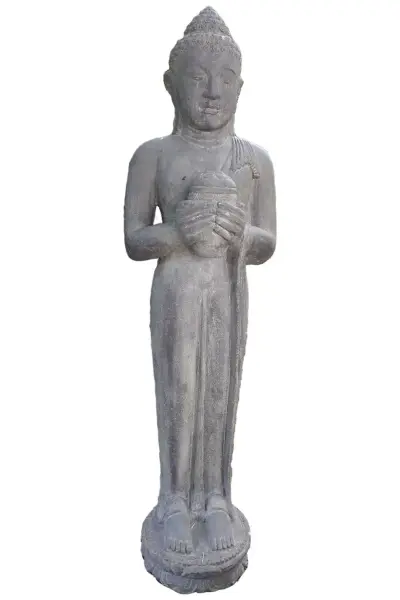 Artikelbild 1 des Artikels “Buddha-Figur, stehend, mit Gefäß, ca. 150 cm “