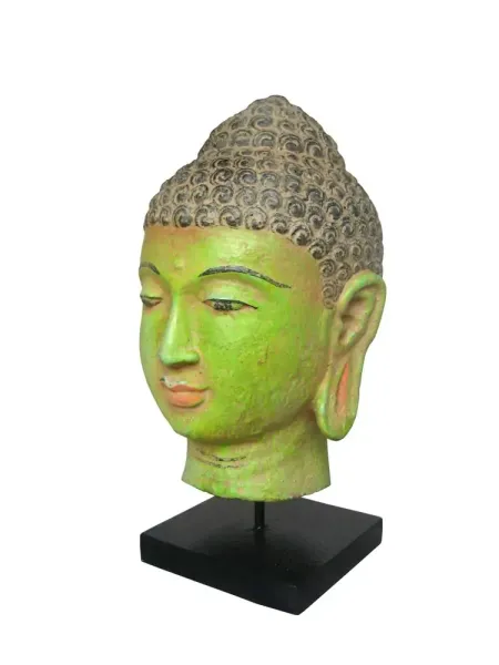 Buddha-Kopf auf Ständer, 26 cm 