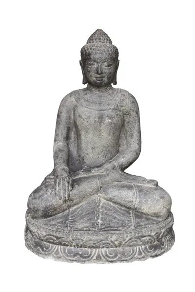 Seated Buddha, Indian, 80 cm H 