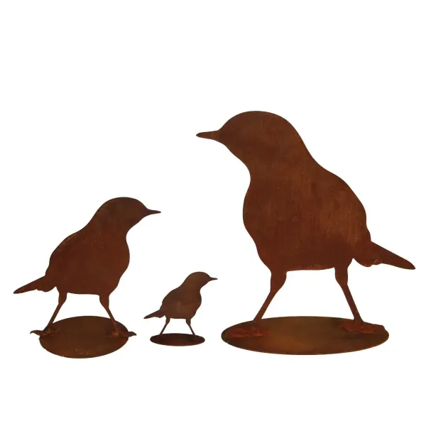 Amsel „Blackbird“ auf Platte, zur Seite blickend 