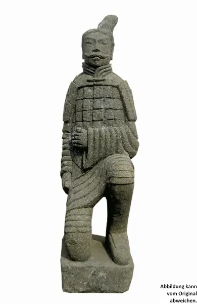 Artikelbild 1 des Artikels “SALE – chinesischer Krieger, kniend, 175 cm, naturbelassen “