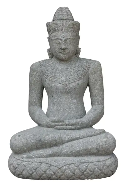 Artikelbild 1 des Artikels “Sitzende Khmer-Buddha-Figur, 100 cm “