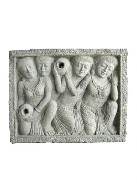 Artikelbild 1 des Artikels “Relief mit Figuren in einem rechteckigen Rahmen – 50 x 65 cm, natur “
