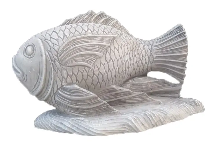 Fisch, 41cm Länge | Steinguss 