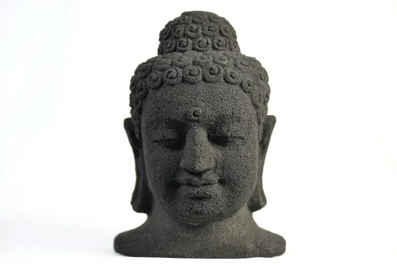Artikelbild 1 des Artikels “Buddha-Kopf, 20 cm, schwarz “