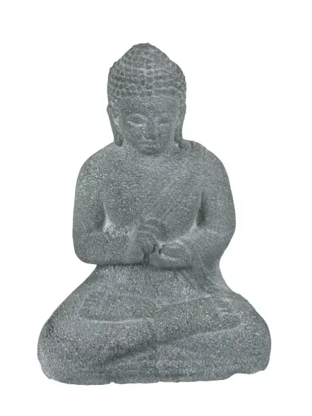 Product image 1 of the product “Sitting Buddha, Indian, 13 cm h, grey ”