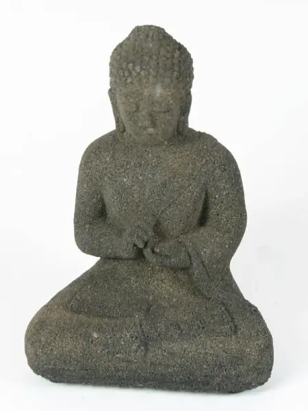 Artikelbild 1 des Artikels “Buddha-Figur, sitzend, indisch, 13 cm, olive “