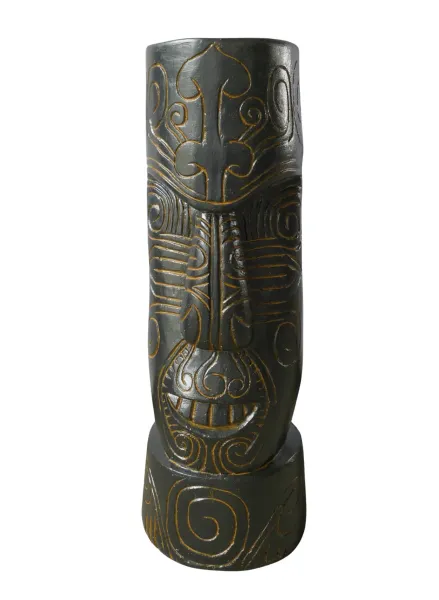 Tiki, 95 cm Höhe | GRC (Fasersteinguss), Kupferfinish 