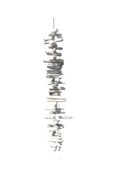 Artikelbild 1 des Artikels “SALE – Deko-Hänger mit Treibholzstückchen, weiß, ca. 100 cm “