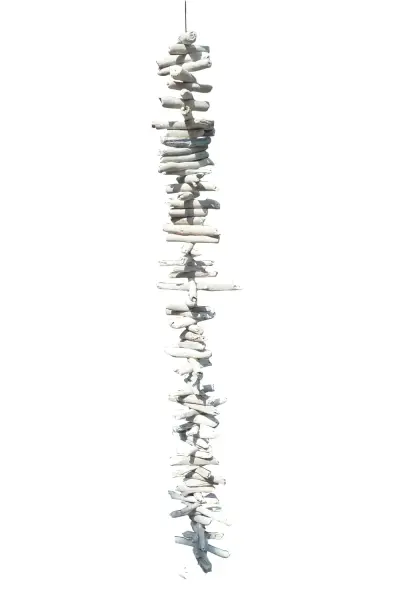 Artikelbild 1 des Artikels “Deko-Hänger mit Treibholzstückchen, weiß, ca. 150 cm “