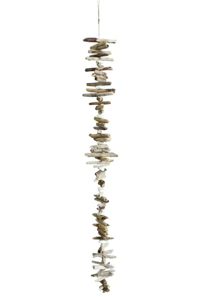 Deko-Hänger – Treibholz und Stein, ca. 100 cm, natur 