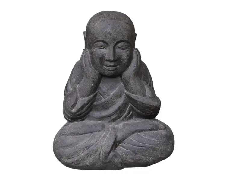 Artikelbild 1 des Artikels “Sitzender Mönch, Wangen haltend, 40 cm “