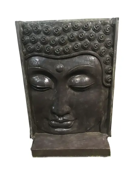 Artikelbild 1 des Artikels “Buddha-Kopf als Relief, Wasserspiel, 170 cm “