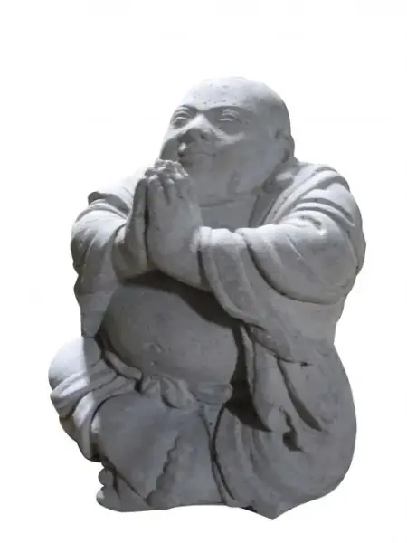 Artikelbild 1 des Artikels “Sitzender Mönch, lachend, 55 cm, grau, natur “
