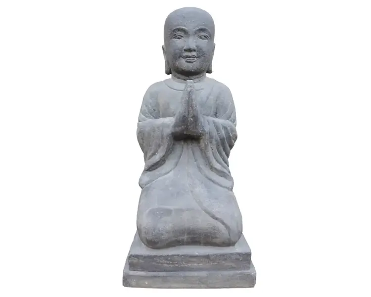 Artikelbild 1 des Artikels “Sitzender Mönch auf Sockel, Begrüßung, 65 cm “