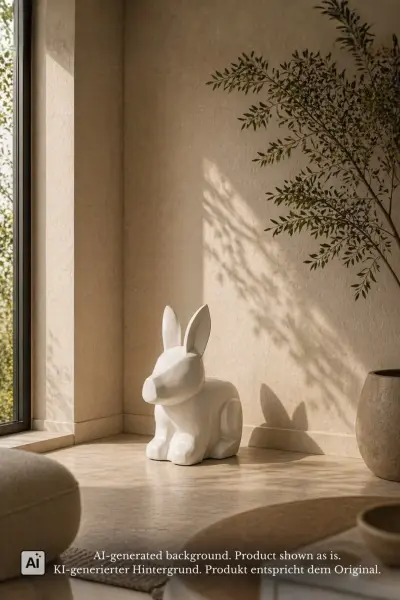 Artikelbild 1 des Artikels “Rabbit, 40cm Height | Terazzo, White color “