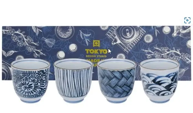 Teacup Giftset 4pcs 8x7.9cm 160ml 