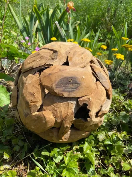 Holz Ball aus Teak 