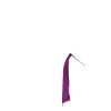 Artikelbild 2 des Artikels “Original Balifahne, aubergine. Die Fahne ist in 3, 4, 5 und 6 Meter erhältlich. Auswahl: 3 Meter Variante“