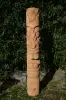 Artikelbild 2 des Artikels “Tiki-Statue im Polynesien-Stil. Aus Kokosnusspalme 150cm. Ca. 18-28cm Ø. Modell 2 - offener Mund. Natürlich “