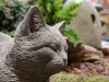 Artikelbild 2 des Artikels “Liegende Katze, Tierfigur, 34 cm “