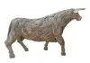 Artikelbild 2 des Artikels “Stehender Stier. Kunstvoll gefertigt aus einzelnen Teakholzstücken. Der Kopf ist aus Holz geschnitzt. Die Größe ist 247cm Länge. “