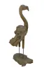 Artikelbild 2 des Artikels “Flamingo, aus Teakholz-Wurzelteilen gefertigt, ca. 1,11 mtr hoch. 2 Teile, Metallfüße. “