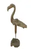 Artikelbild 2 des Artikels “Flamingo, hergestellt aus Teakholz-Wurzelstücken, ca. 1,10 mtr hoch. 2 Teile, Metallfüße. “