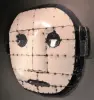 Artikelbild 2 des Artikels “Große Maske - Modell 8, 115 cm Höhe, Originalfarbe außen. Skulptur aus einem upcyceletem Ölfass. “