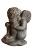 Product image 2 of the product “Angel sitting, cast stone, 37cm height 37x27x24cm ”