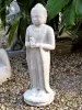 Artikelbild 2 des Artikels “Buddha-Figur, stehend, indisch, 50 cm, grau – natur “